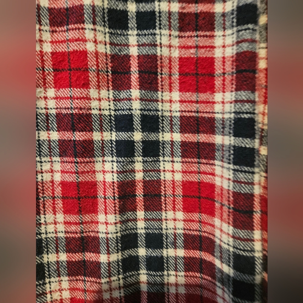 Tatyana Red and Black Plaid Long Sleeve Dress - Picture 6 of 7